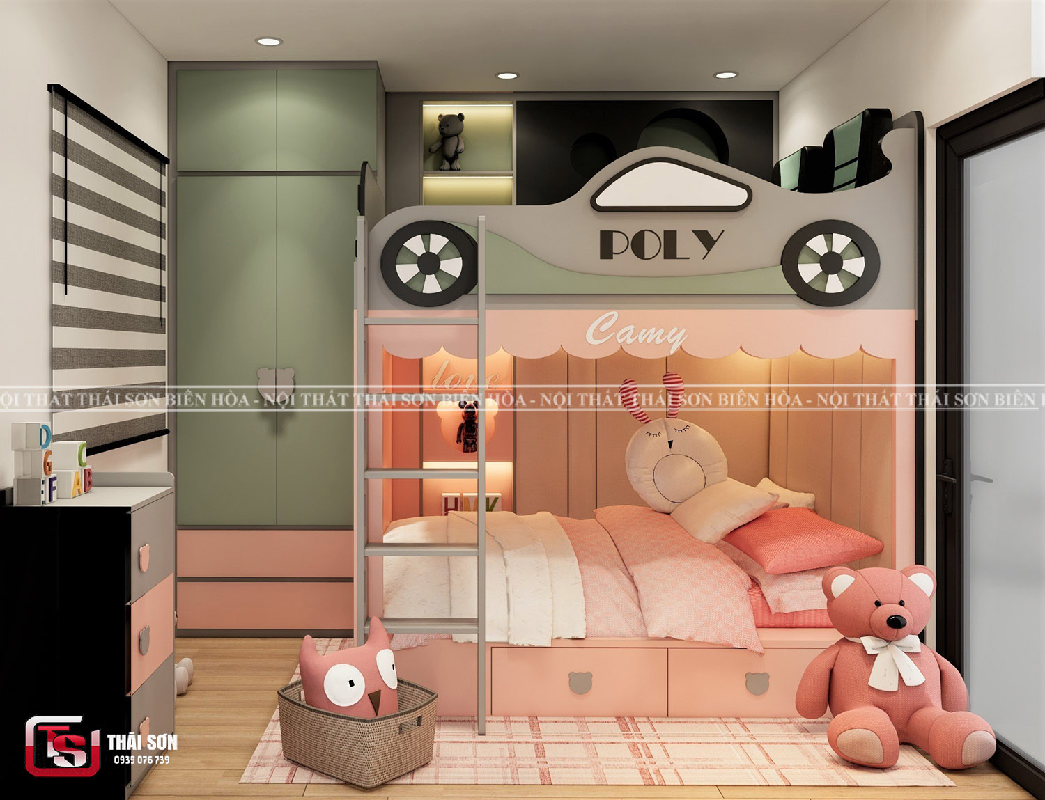 Giường tầng - Thiết kế riêng cho bé